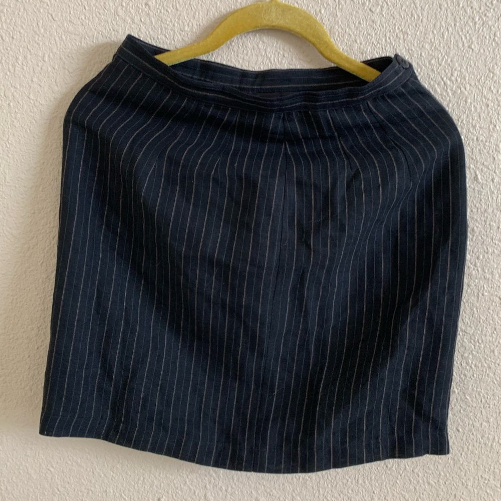 Vintage Y2K office siren pinstripe BCBG Mini Skirt 🌴